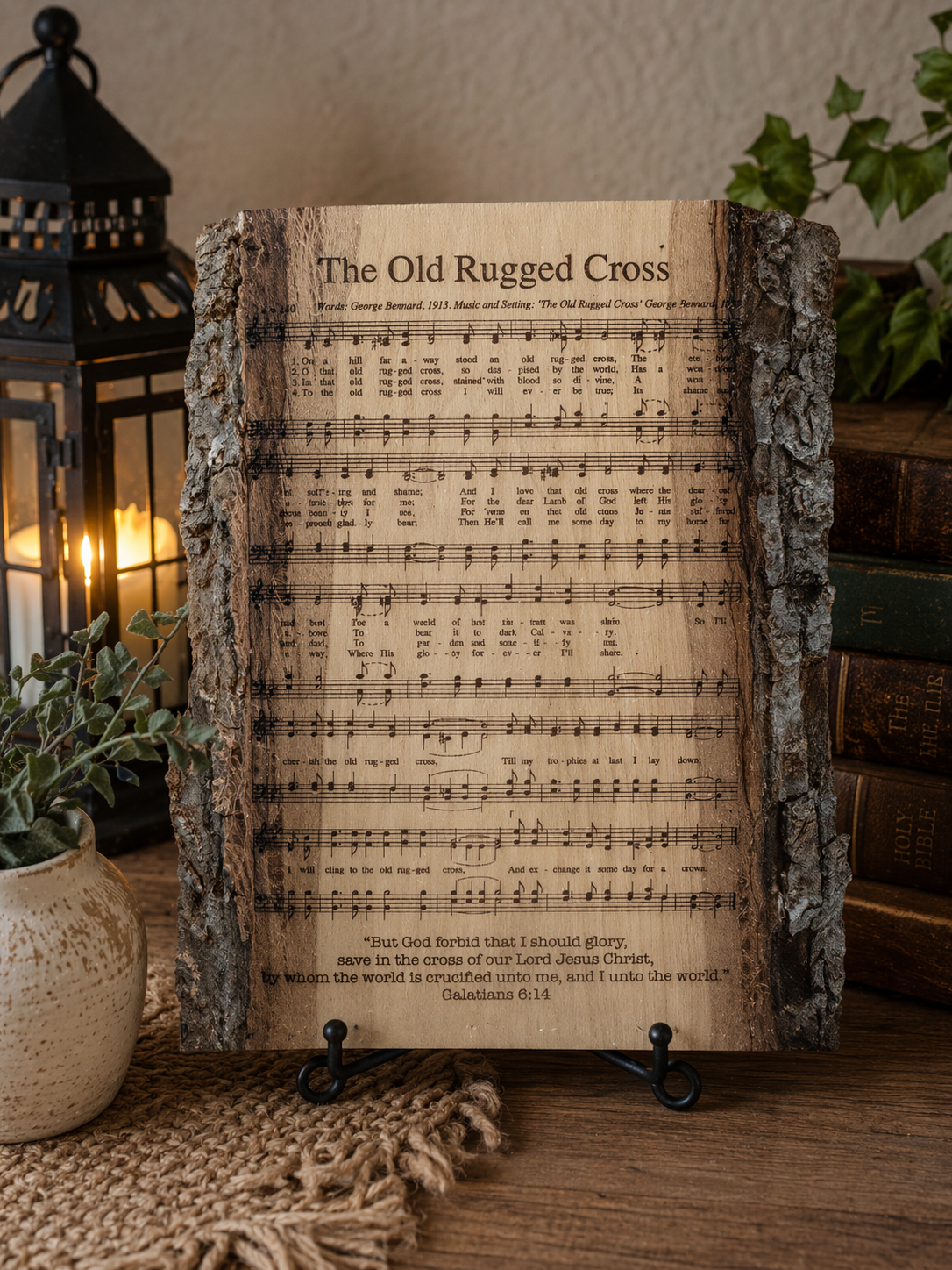 Custom Hymn Engraved Board