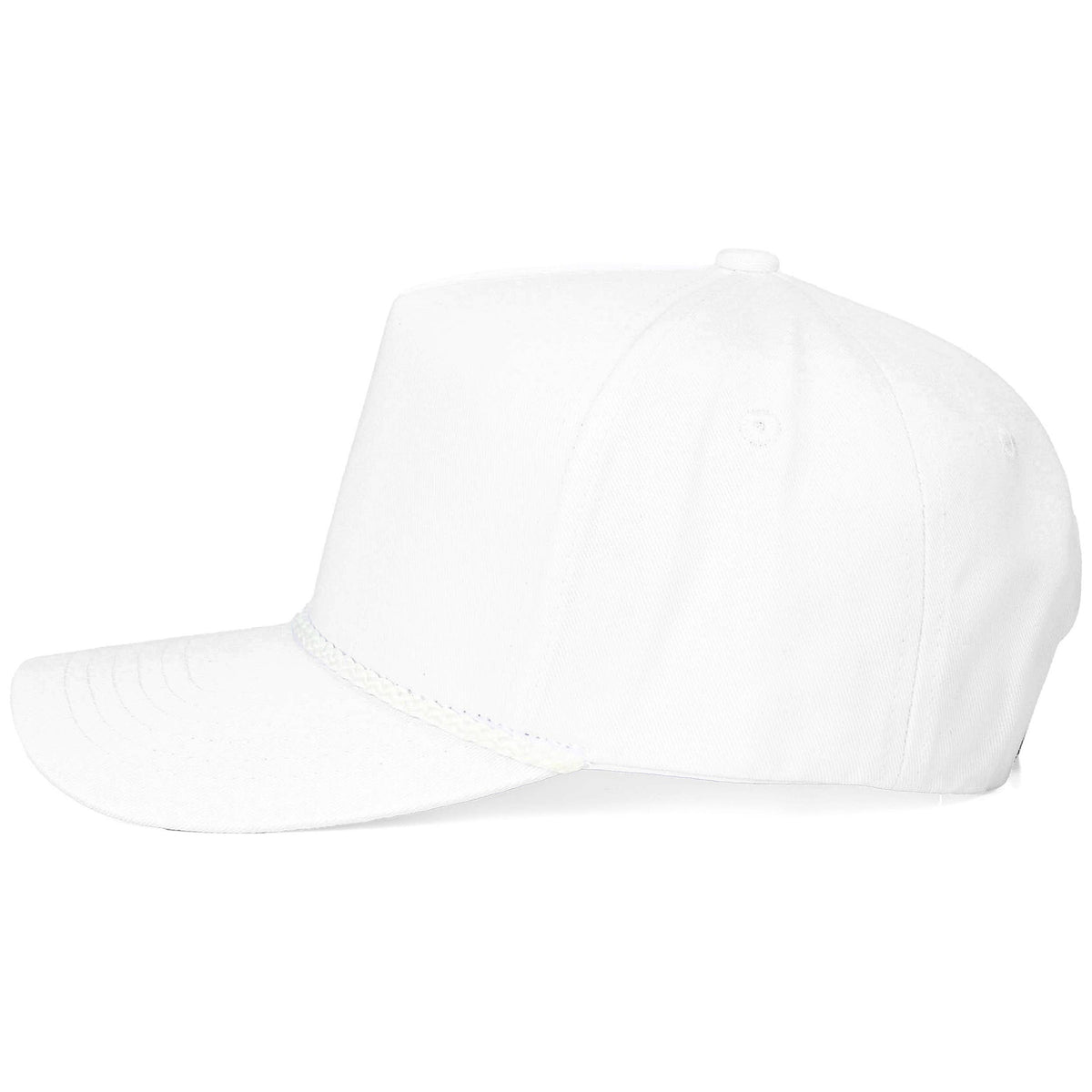 C.C Solid with Rope Point Plain Trucker Cap