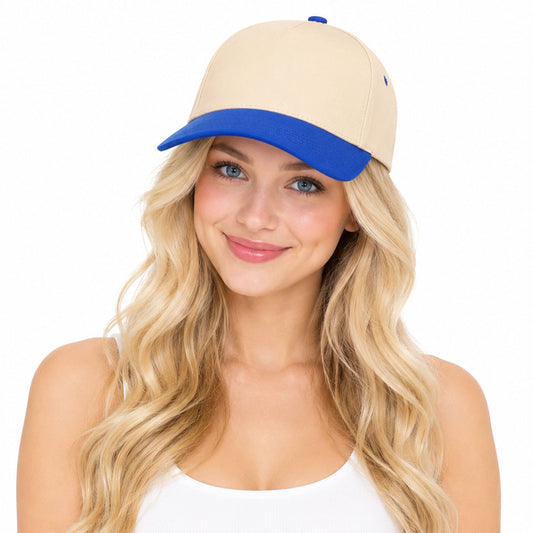 C.C Two Tone Canvas Trucker Hat Baseball Cap