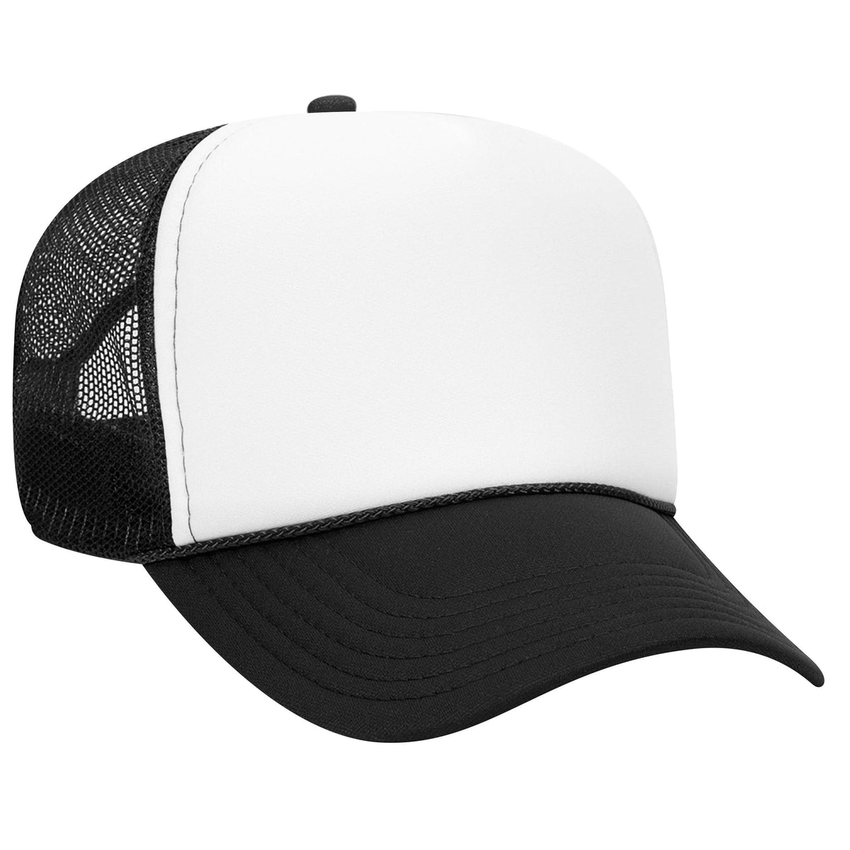 OTTO 32-467 5-Panel, Mid Profile Foam Trucker Hats, Mesh Back