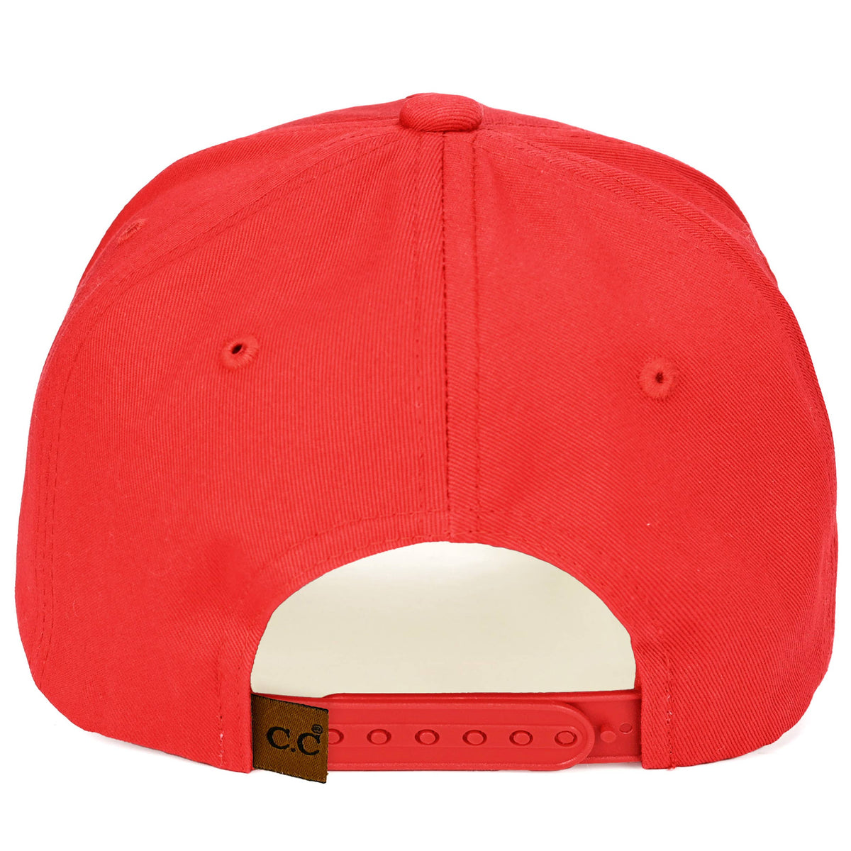 C.C Solid with Rope Point Plain Trucker Cap