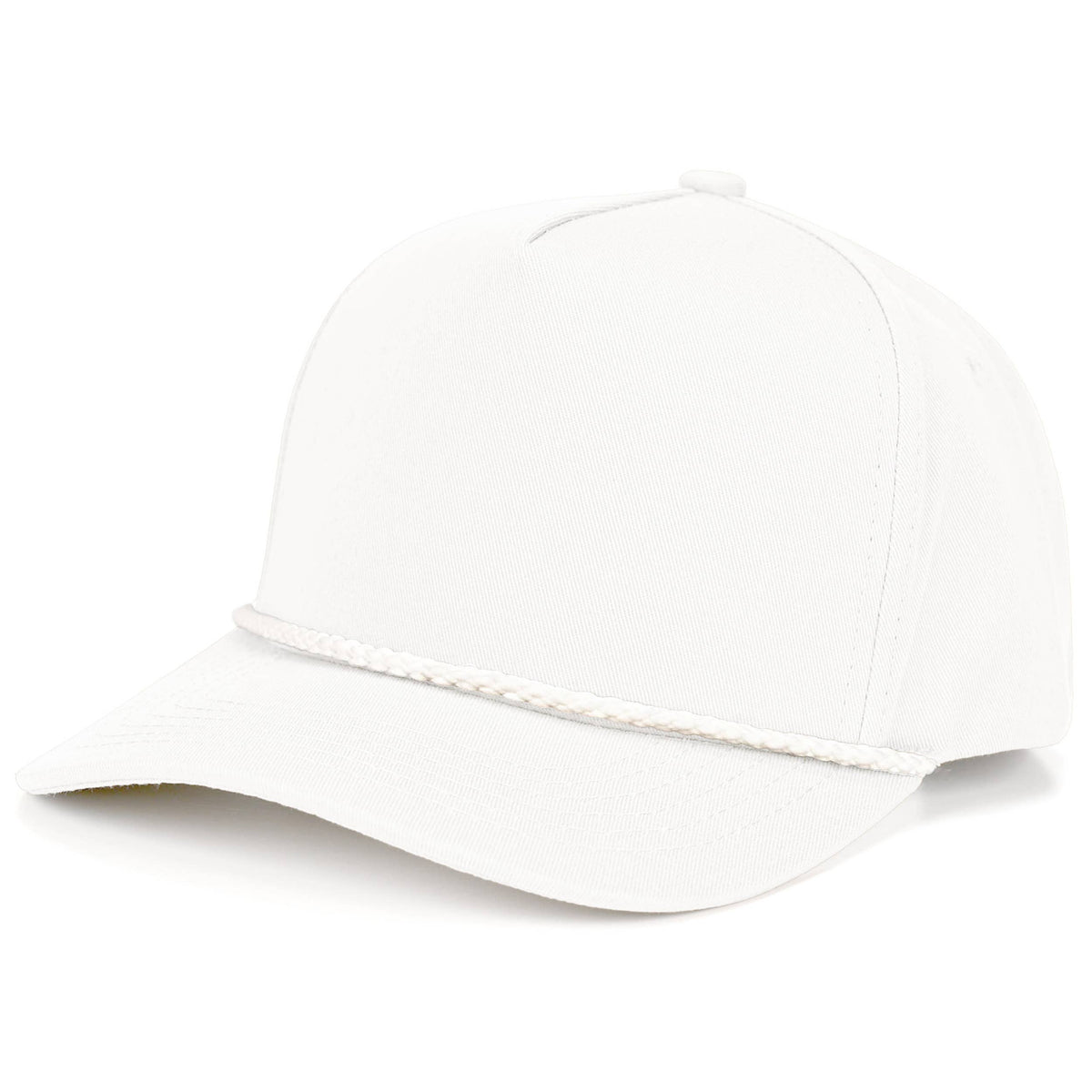 C.C Solid with Rope Point Plain Trucker Cap