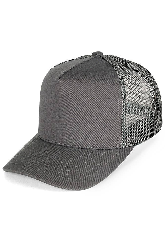 C.C Multi Color Cotton Mesh Back Snapback Trucker Cap
