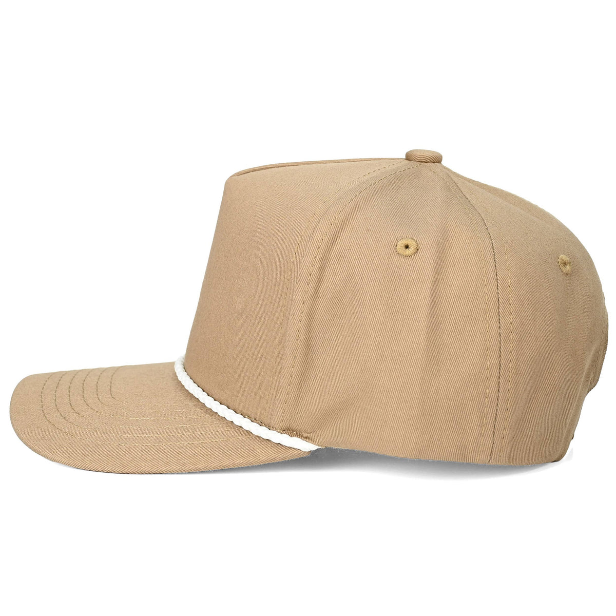 C.C Solid with Rope Point Plain Trucker Cap