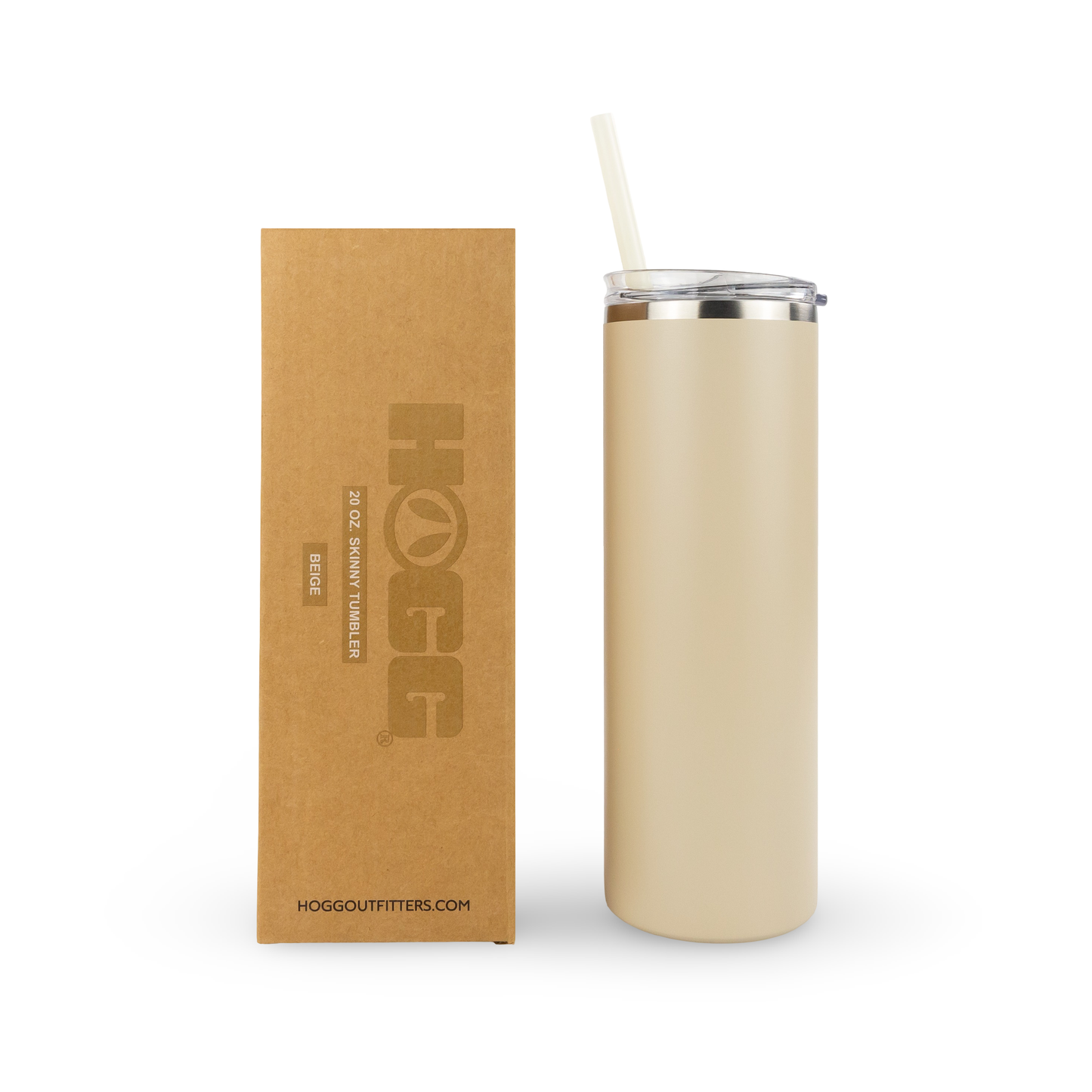 20oz POWDER COATED SKINNY TUMBLER One Side Personalized