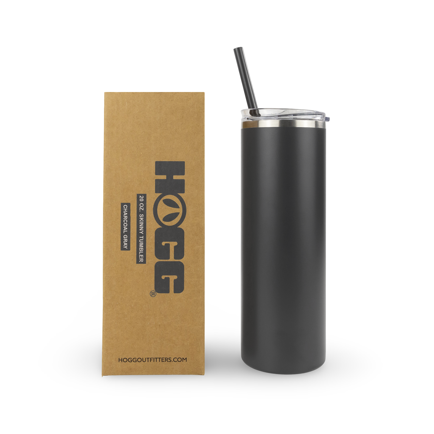 20oz POWDER COATED SKINNY TUMBLER One Side Personalized