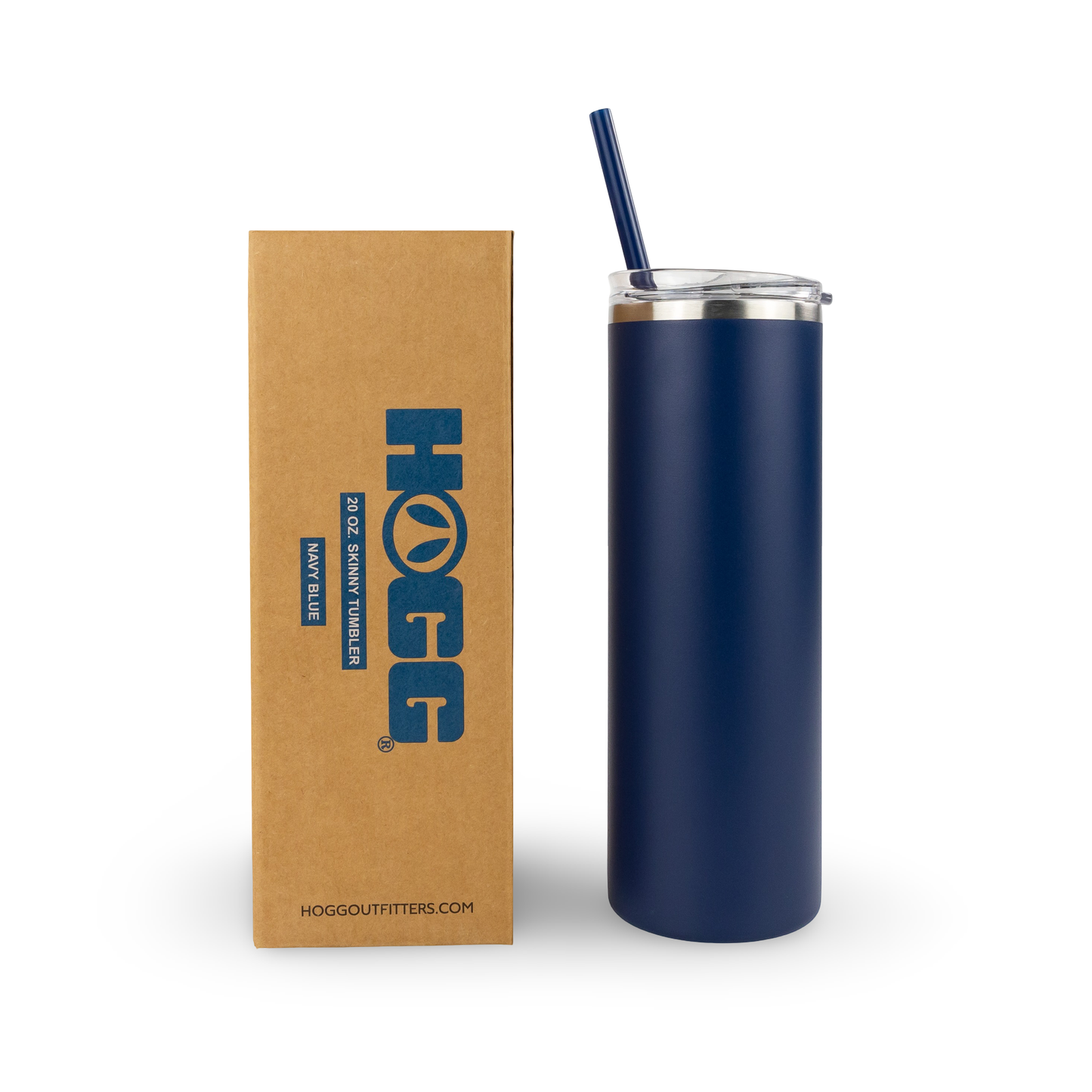 20oz POWDER COATED SKINNY TUMBLER One Side Personalized