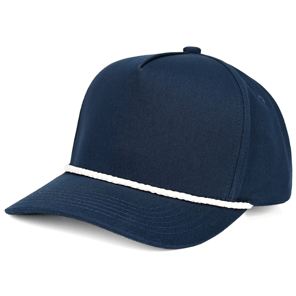 C.C Solid with Rope Point Plain Trucker Cap