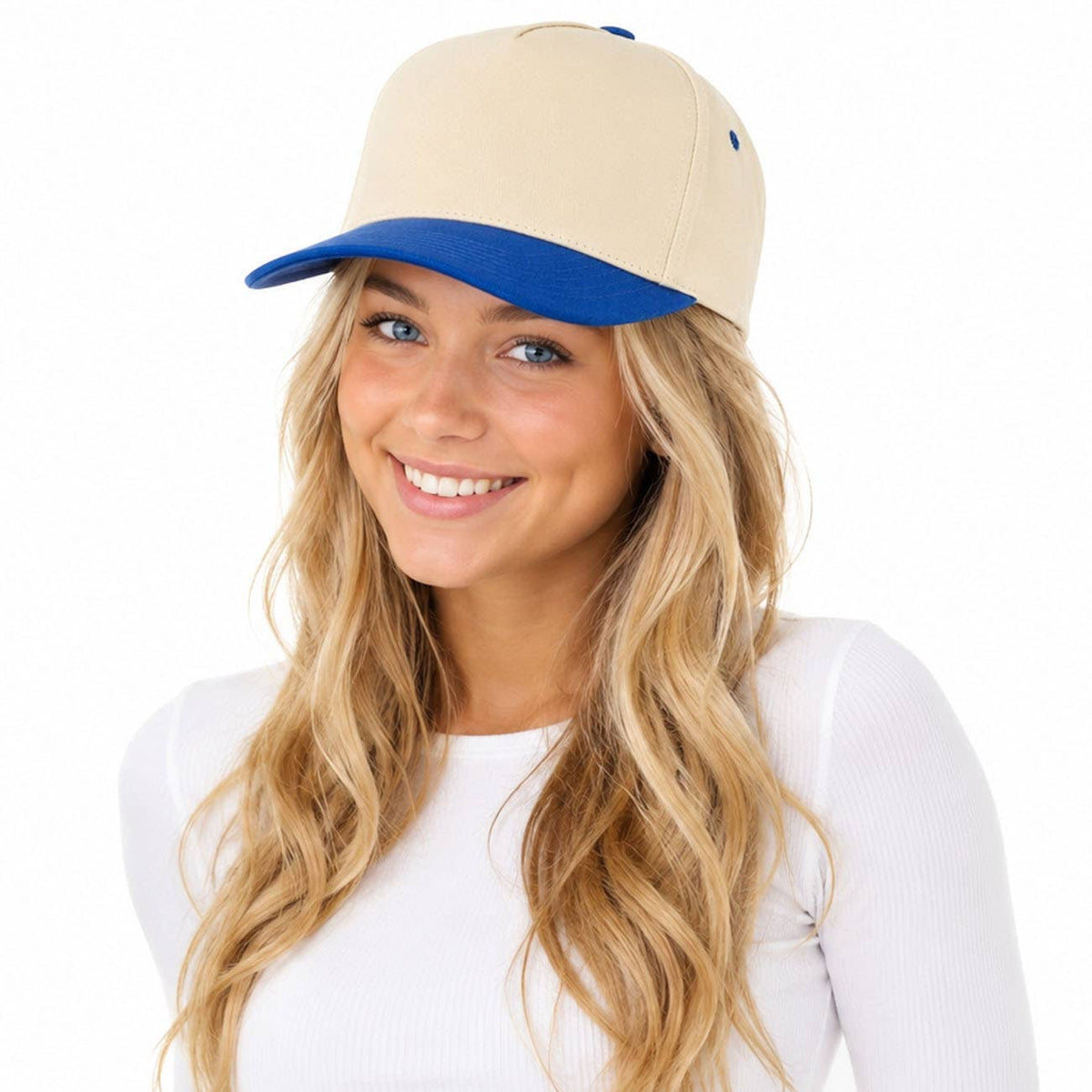 C.C Two Tone Canvas Trucker Hat Baseball Cap