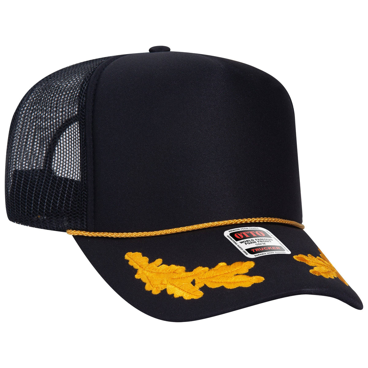 Otto 5-Panel High Crown Foam Trucker Hats, Mesh Back Cap - 39-165