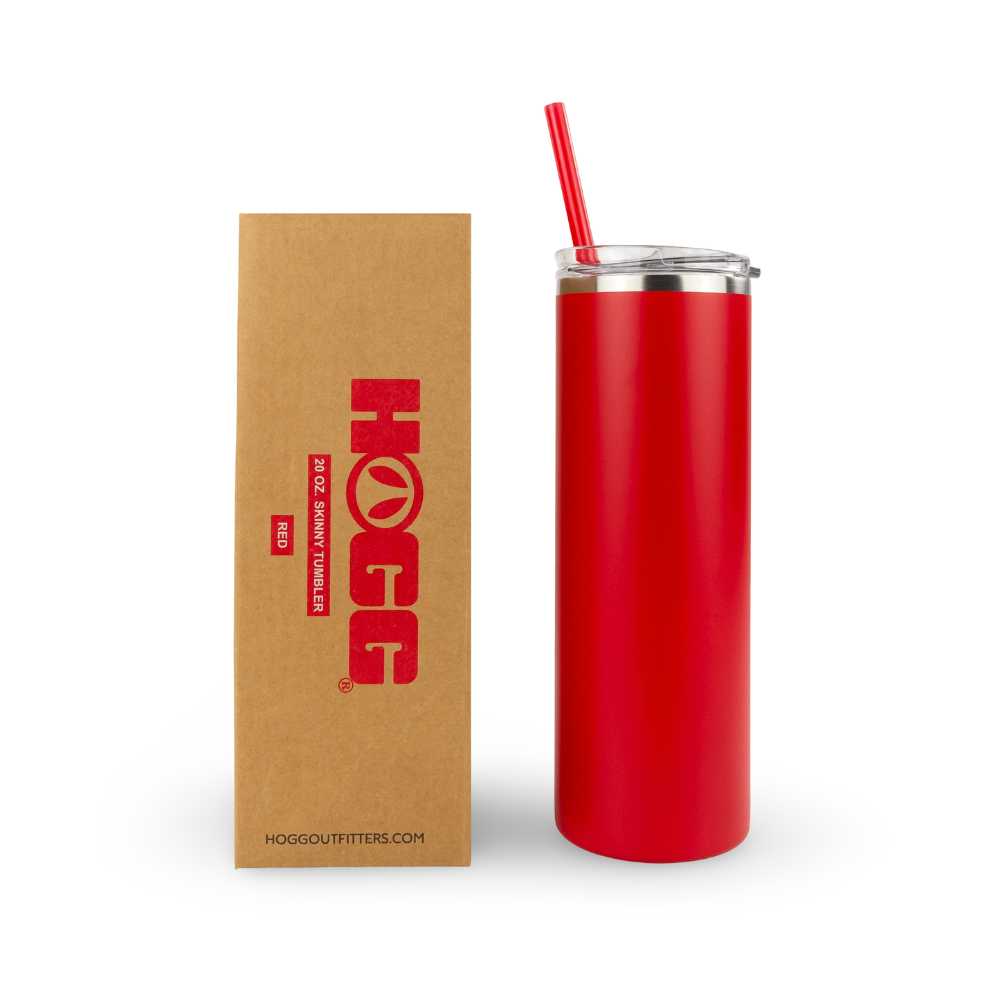 20oz POWDER COATED SKINNY TUMBLER One Side Personalized