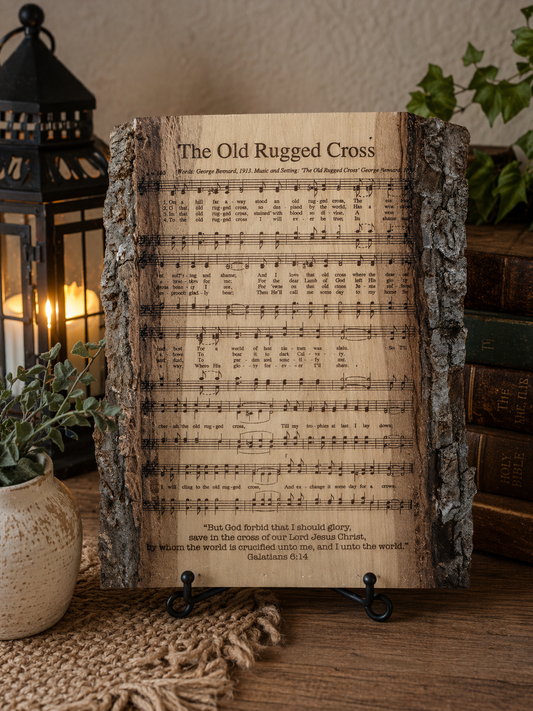Custom Hymn Engraved Board