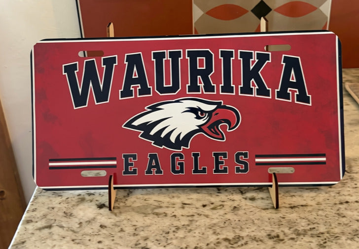 Waurika Eagles Car Tag