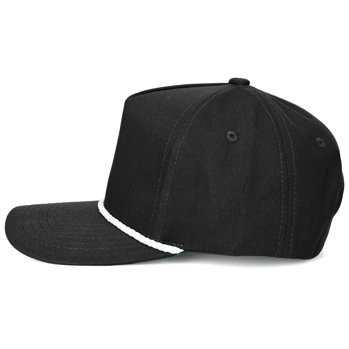 C.C Solid with Rope Point Plain Trucker Cap