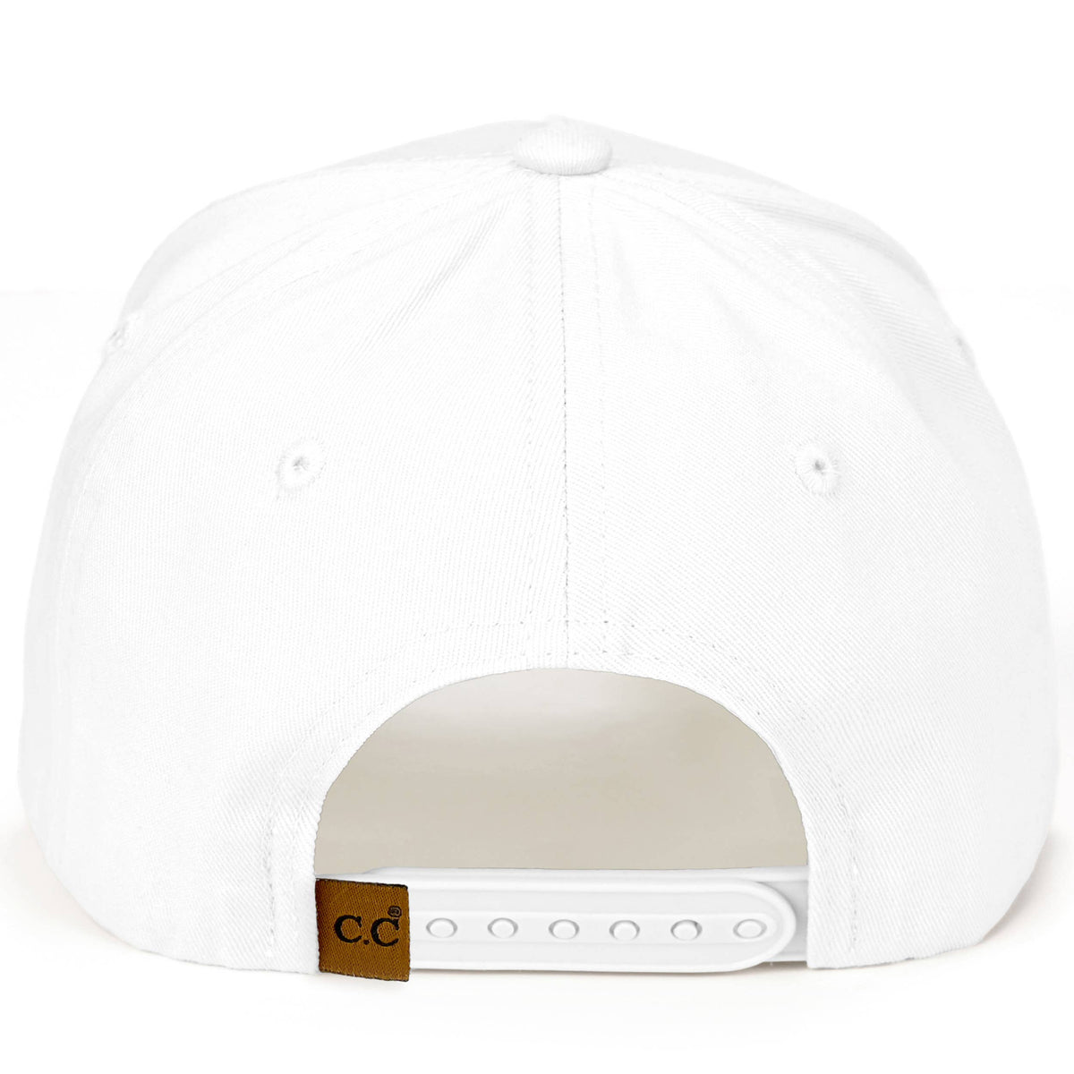 C.C Solid with Rope Point Plain Trucker Cap