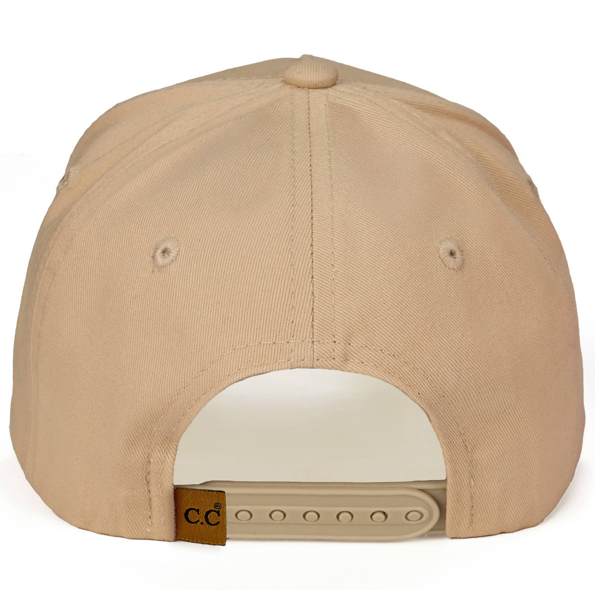 C.C Solid with Rope Point Plain Trucker Cap