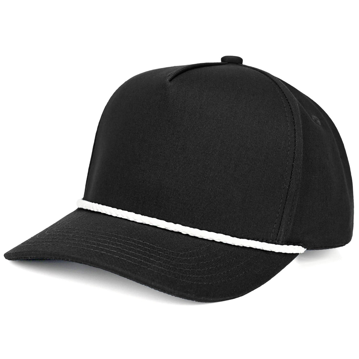 C.C Solid with Rope Point Plain Trucker Cap