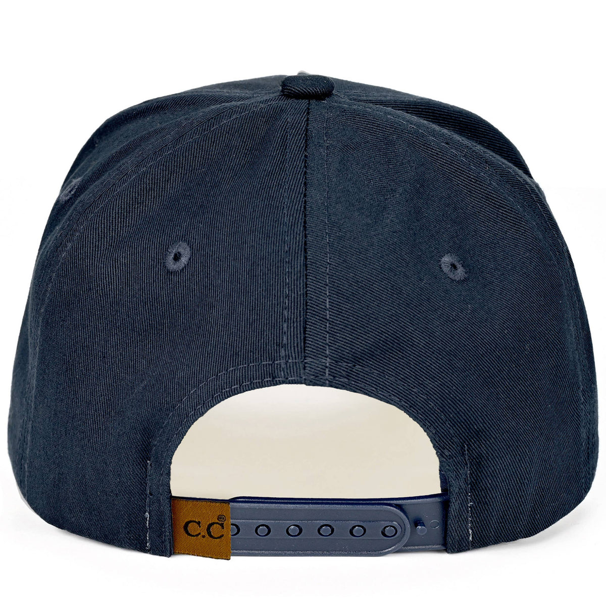 C.C Solid with Rope Point Plain Trucker Cap