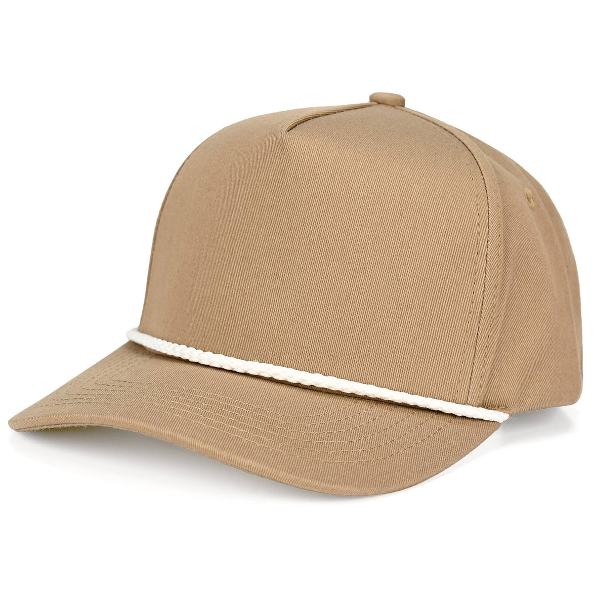 C.C Solid with Rope Point Plain Trucker Cap