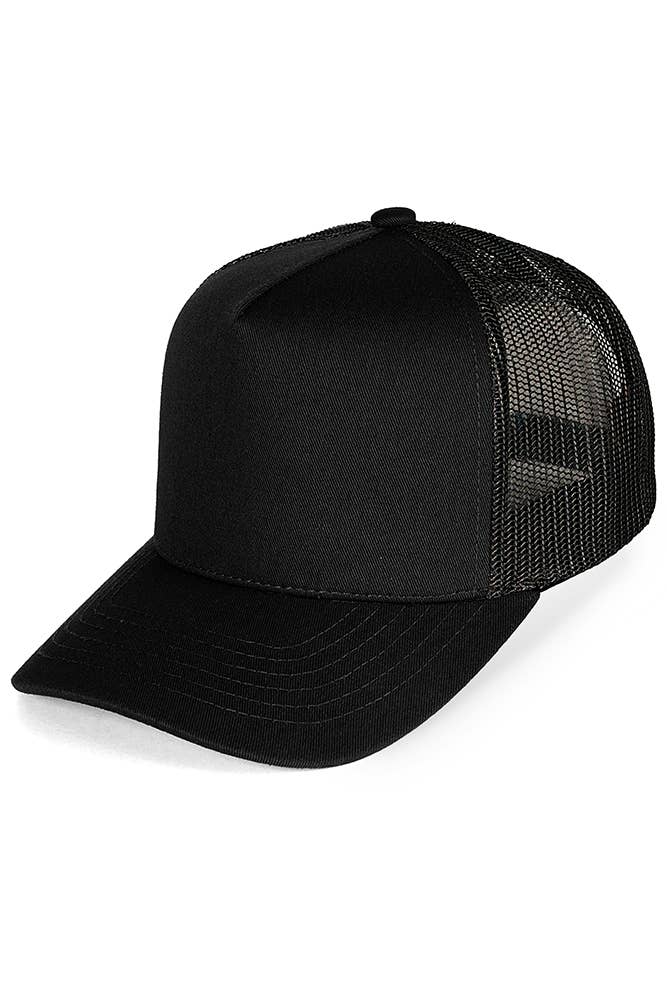 C.C Multi Color Cotton Mesh Back Snapback Trucker Cap