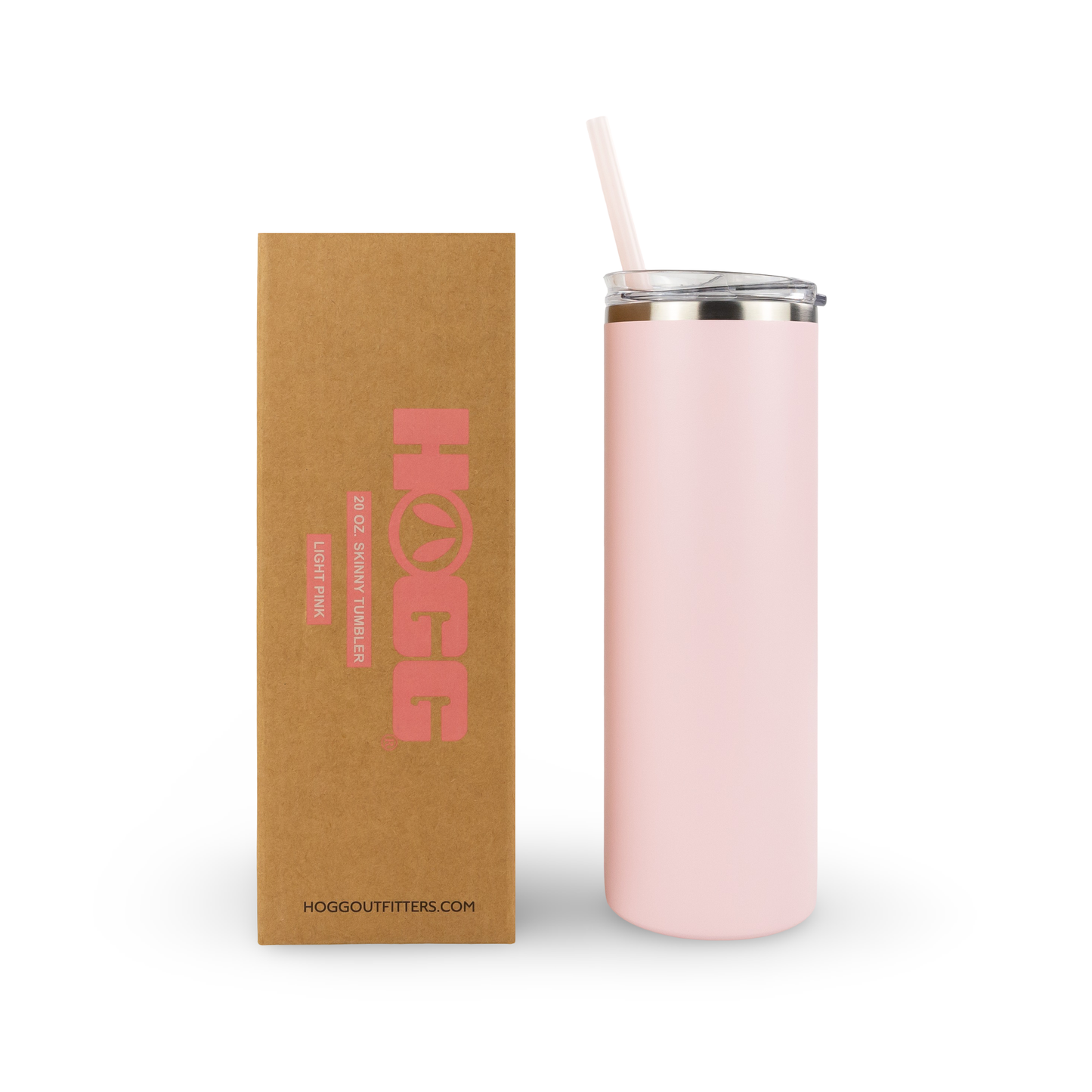 20oz POWDER COATED SKINNY TUMBLER One Side Personalized